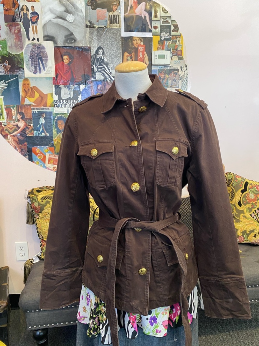 Y2K brown jacket